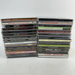 Lot of 30 - 80s 90s Rock Cds Guns N Roses Clapton Zepplelin Aerosmith Ozzy Heart - Picture 1 of 13