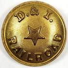 *Reproduction* RAILWAY Transport UNIFORM BUTTON ~ DAKOTA & IOWA RAILROAD D.&I.