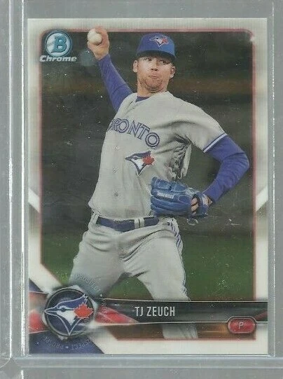  2018 Bowman Chrome Prospects #BCP56 TJ Zeuch (ref46822) - Image 1 of 1
