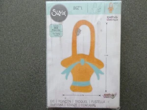SIZZIX BIGZ L DIE #662525 ROSEBUD'S COTTAGE BASKET W/BOW, NEW & UNOPENED!!! - Picture 1 of 7