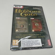 Original Baldurs Gate & Tales Of The Sword Coast Expanson PC DVD 1999 New Sealed