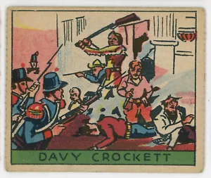 Western Series Strip Card 1930s R128 No 210 Davy Crockett Alamo Mission - Picture 1 of 2