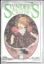 Unopened SYNDEE'S Crafts Stock No. 24013 Victoria Pattern Vintage Sewing Pattern