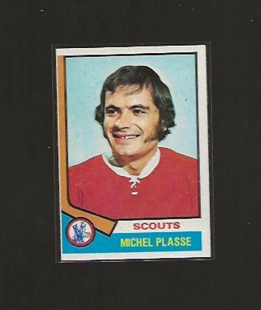 1974-75 TOPPS MICHEL PLASSE #257 EX+ HIGHER GRADE - Image 1 of 1