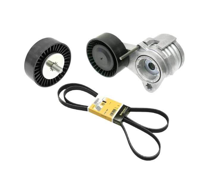 Drive Belt + Tensioner with Pulley + Pulley for BMW 128i 325i 328i 330xi 525i X3 - Image 1 of 1