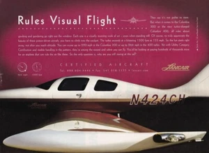 2001 Lancair Columbia 300 & 400 Aircraft ad 11/2/2022c - Picture 1 of 1