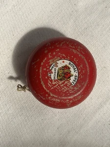 JEWELED YO-YO VINTAGE c. 1950's WOOD WOODEN Red ROYAL SPECIAL AS-IS - Picture 1 of 11