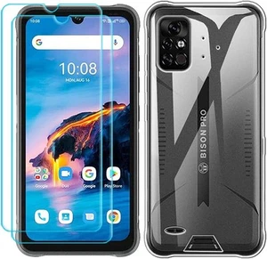 Ytaland for UMIDIGI Bison Pro Case, with 2 x Tempered Glass Screen Clear - Photo 1 sur 9