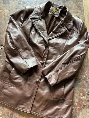 Chaqueta de cuero vintage Reed Sportswear Y2K Foto 1 de 4