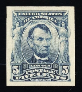 #315, 5c Lincoln, XF/Superb-OG-NH, well-centered, 2006 PSE cert. (graded 95) - Picture 1 of 1