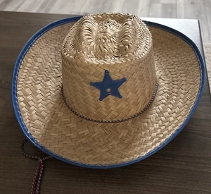 Children’s Cowboy Hat w/ Sheriff Star - Picture 1 of 6