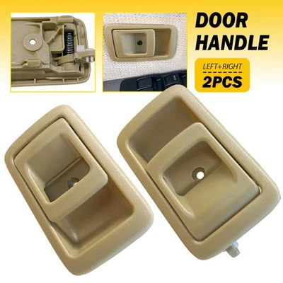 Manija de puerta interior derecha y derecha beige 2X para Toyota 4Runner 1992-99 Paseo 1996-2002 Foto 1 de 4