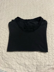 Men’s Lululemon Black Tees Size Medium, Used And Soft As Can Be Two Tees - Picture 1 of 7