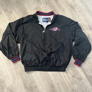Pro Player Colorado Avalanche 1/4 Zip Lined Windbreaker Jacket - Size M - Picture 1 of 12