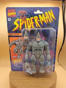 Marvel Legends Rampaging Rhino action figure Retro carded Spider-Man series 2022 - Picture 1 of 8