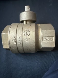 Italy Brass Ball Valve 2-Inch 175G - Picture 1 of 5