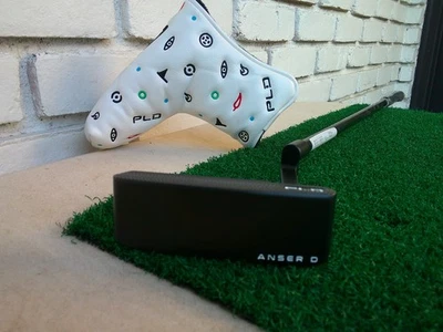 PING PLD Anser D Matte Black Putter - Slight Arc - 35.25" - Image 1 of 4