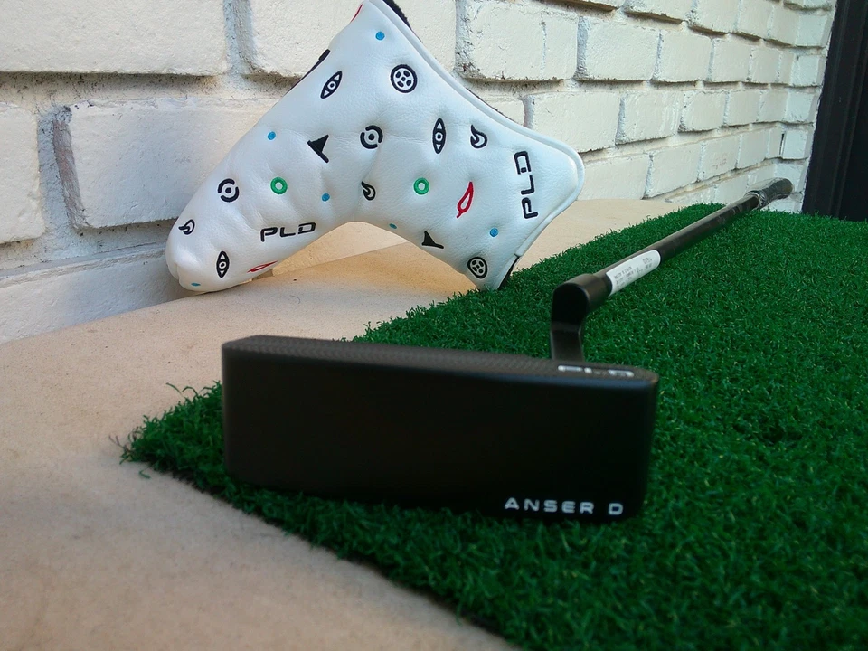 PING PLD Anser D Matte Black Putter - Slight Arc - 35.25" - Image 1 of 4