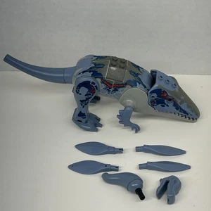 VTG LEGO Dinosaurs Mosasaurus 6721 Missing Spikes & Part of Tail, Sand Blue - Picture 1 of 6
