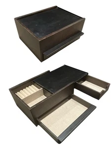 -35% Umbra Storage/Jewellery Box, Stowit Sung Wook Park, Dark Brown USED £75 RRP - Picture 1 of 21