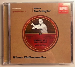 Ludwig van Beethoven Symphonies Nos 5 & 7, Wilhelm Furtwängler, Vienna Philh CD - Imagen 1 de 7