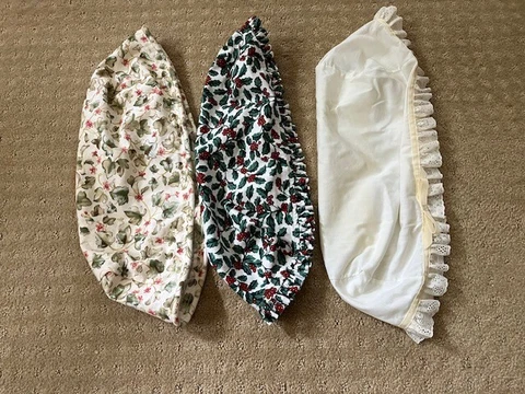 LOT (3) LONGABERGER BREAD BASKET LINERS Cover