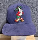 Disney Store Mickey Mouse Golf Baseball Hat Adjustable Leather Strap Vintage