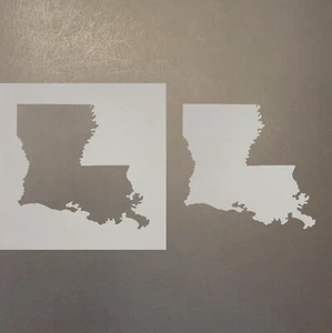 Suministros de arte de pintura con aerógrafo plantilla Mylar de plástico de Louisiana - Imagen 1 de 1