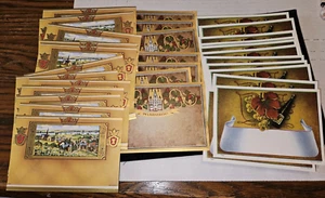 Lote de 31 etiquetas de botellas de vino vintage vino alemán efímero años 60 nuevo stock antiguo - Imagen 1 de 15