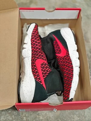 Size 10 - Nike Air Footscape Magista Flyknit Black Gym Red - Image 1 of 4