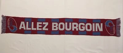 Ancienne ÉCHARPE DE RUGBY - « ALLEZ BOURGOIN » JALLIEU CSBJ Isère - Photo 1/4