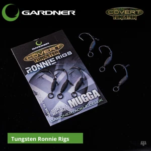 Gardner Tackle Covert Tungsten Ronnie Rigs (Pack of 3) - Carp Coarse Pop Up Bait - Picture 1 of 6