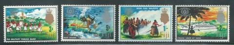 Fiji Scott # 229-232 MNH Tourism Cover