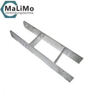 MaLiMo MINI H-Anker Pfostenträger Pfostenschuh Pfostenanker feuerverzinkt tzn - Bild 1 von 1