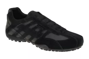 Geox SNAKE Herrenschuhe - Slipper - Halbschuhe schwarz Freizeit NEU - Bild 1 von 8