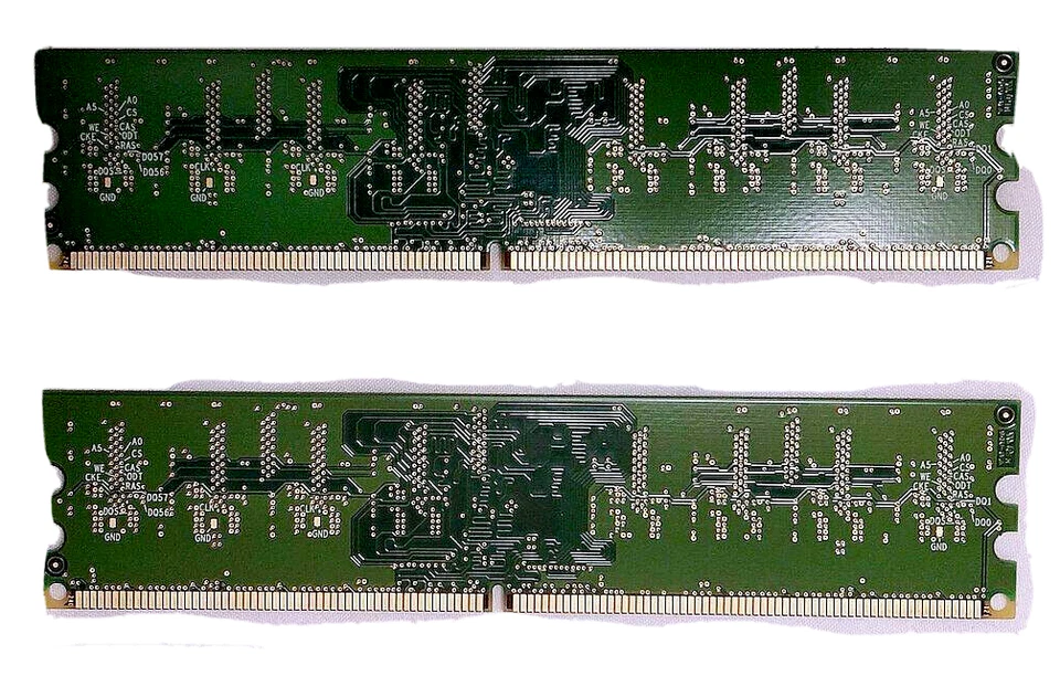 2x SAMSUNG (1GB total) 512MB 1Rx8 PC2 4200U PC MEMORY M378T6553CZ0 - Image 1 of 2