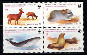 Chile 1984 Mi. 1066-1069 MNH 100% animals, wildlife, nature