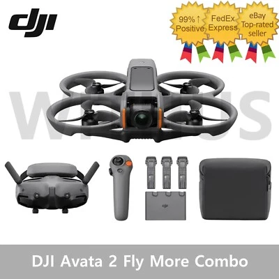 DJI Avata 2 Fly More Combo Drone + RC Motion 3 + Goggles 3 / No Tariffs In US= - Image 1 of 4