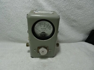 Bird THRULINE WATTMETER MODEL 43 Includes 2 Elements 25w, 500w and case - Picture 1 of 6