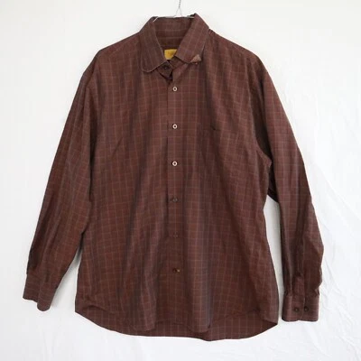 Robert Talbott Carmel Shirt Mens Large Button Down Copper Patterned Long Sleeve - Image 1 of 4