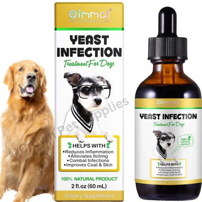 Natural Yeast Infection Treatment for Dogs, Dog Allergy Relief, Skin Itch Relief - Image 1 of 4