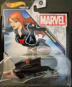 HOTWHEELS Character Car Diecast - MARVEL 2021 - BLACK WIDOW - Picture 1 of 2
