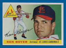 1955 Topps Ken Boyer Card #125 St. Louis Cardinals EX-MT