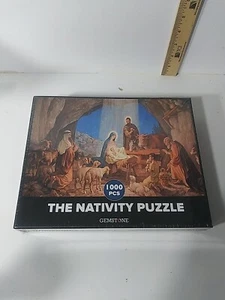 The Nativity Puzzle 1000 pieces 25x16 Sealed Ships Fast - Picture 1 of 3
