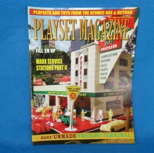 Playset Magazine #58 Marx service stations part II plus unmade Freight Terminal - Imagen 1 de 3