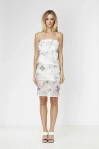 May the Label Turn Up Dress Elle Print - Picture 1 of 6