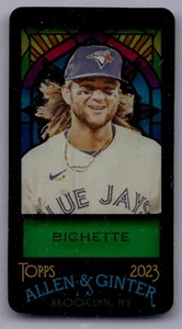 2023 Topps Allen and Ginter Mini Stained Glass #376 Bo Bichette EXT #'d/25 - Picture 1 of 2