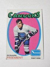 1971-72 TOPPS HOCKEY #24 ROSAIRE PAIEMENT VANCOUVER CANUCKS c