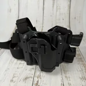 Fixed RH Blackhawk Drop Leg Tactical Holsters C1370 Glock SM&W - Picture 1 of 17