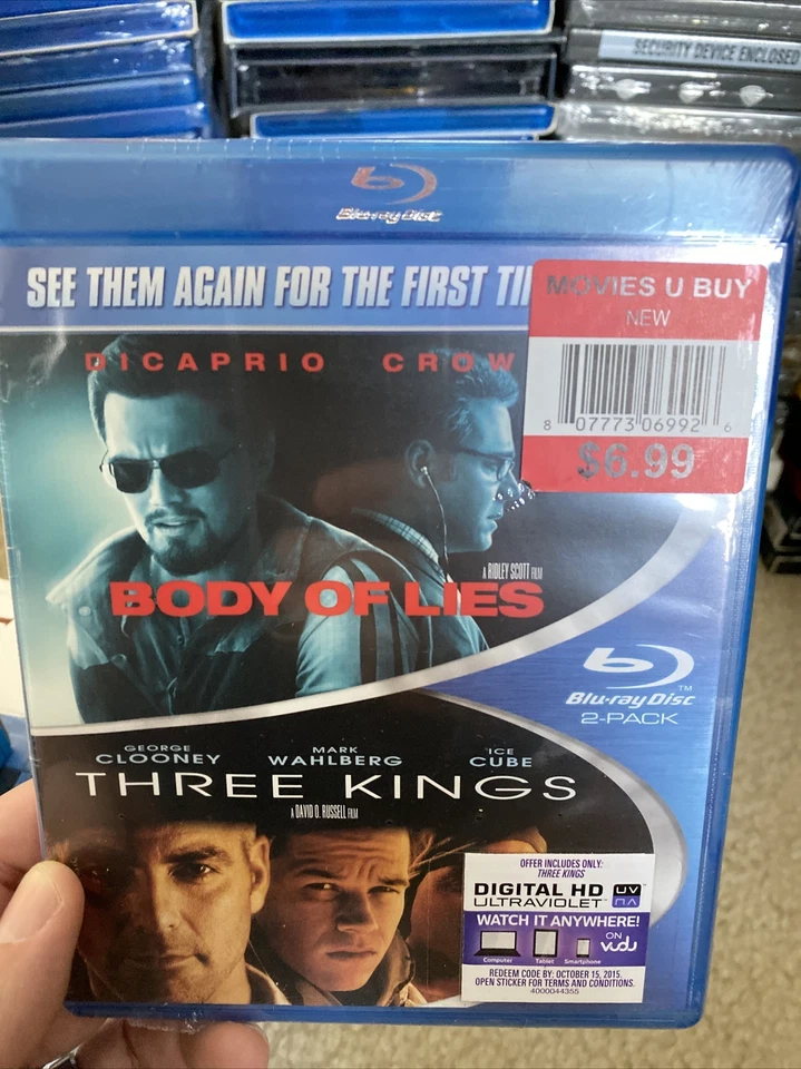 Body of Lies/Three Kings (Blu-ray,2012,2-Disc Set) Russell Crowe,Not a Scratch! - Image 1 of 1